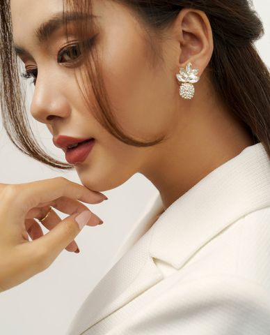  CECI - Khuyên tai nữ hình quả dứa độc đáo 