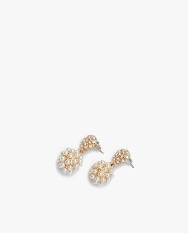  CECI - Khuyên tai nữ dáng thả đính đá sang trọng 