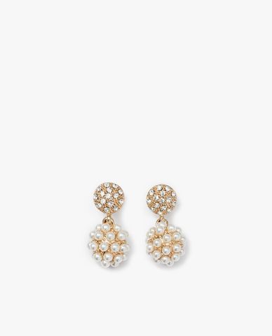  CECI - Khuyên tai nữ dáng thả đính đá sang trọng 