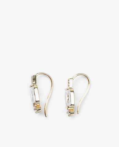  CECI - Khuyên tai nữ xỏ lỗ phối đá lấp lánh 