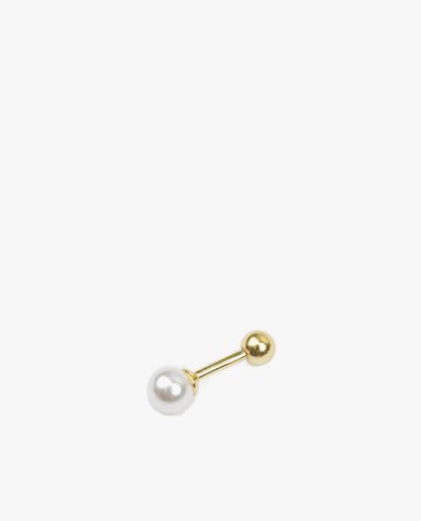  CECI - Khuyên tai nữ đơn đính ngọc trai sang trọng 