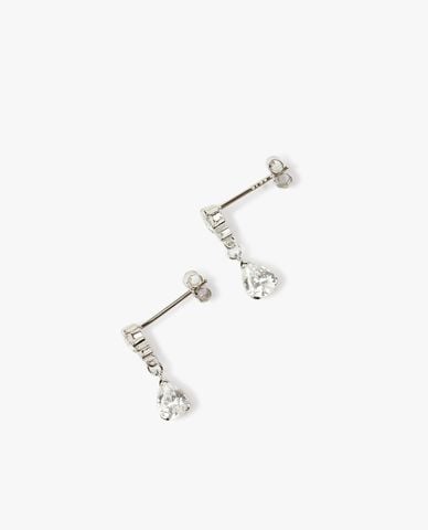  CECI - Khuyên tai dáng xỏ đính đá phá cách 