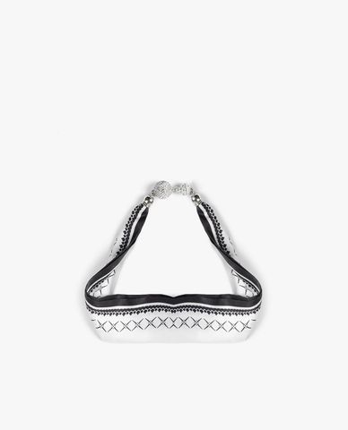  CECI - Băng đô cài tóc nữ phối chi tiết hình cầu đính đá sang trọng 