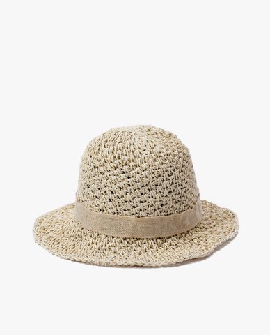  CECI - Nón rộng vành nữ đan thưa thắt nơ nữ tính 