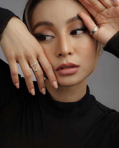  CECI - Nhẫn nữ khắc hình phong cách vintage 