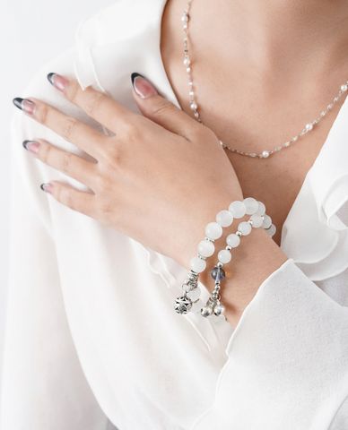  CECI - Vòng đeo tay nữ chuỗi hạt phối lục lạc xinh xắn 