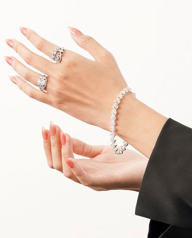  CECI - Vòng đeo tay nữ dạng chuỗi trái tim thời trang 