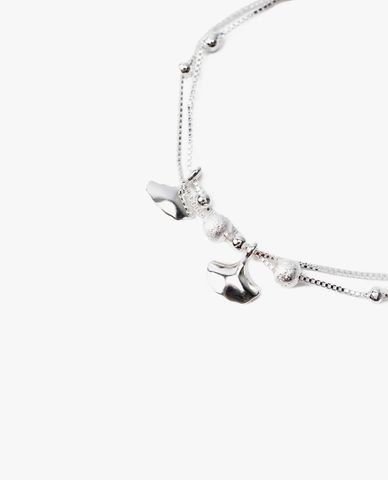  CECI - Vòng đeo tay nữ chuỗi xích hai tầng thời trang 