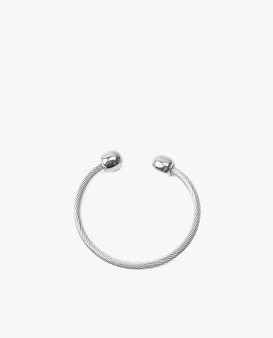  CECI - Vòng đeo tay nữ dạng hở dây kim loại tròn cổ điển 