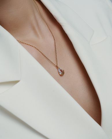  CECI - Dây chuyền nữ mặt đá hình giọt nước sang trọng 