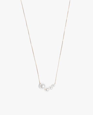  CECI - Dây chuyền nữ sợi mảnh mặt ngọc trai sang trọng 