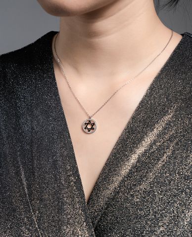  CECI - Dây chuyền bạc nữ mặt ngôi sao thời trang 