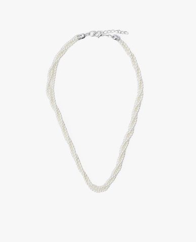  CECI - Vòng cổ nữ chuỗi hạt ngọc trai ba vòng thời trang 