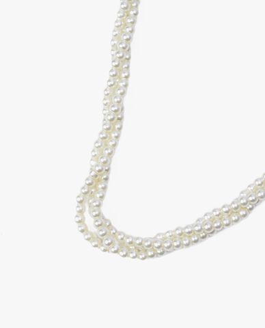  CECI - Vòng cổ nữ chuỗi hạt ngọc trai ba vòng thời trang 