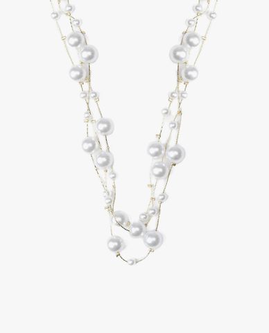  CECI - Vòng cổ nữ ngọc trai nhiều tầng thời trang 