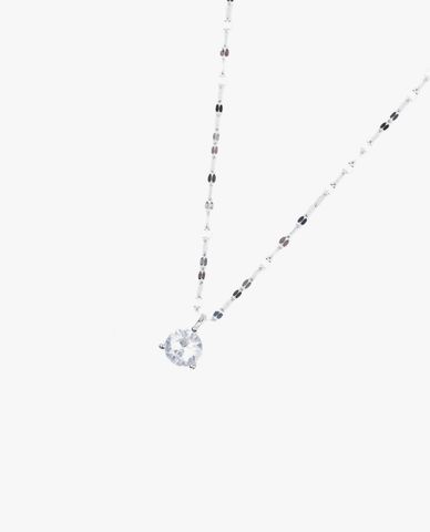  CECI - Vòng cổ nữ chuỗi xích phối mặt đá sang trọng 