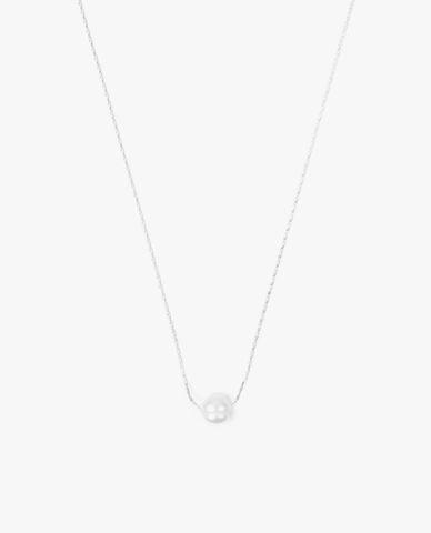  CECI - Vòng cổ bản mảnh phối ngọc trai thanh lịch 