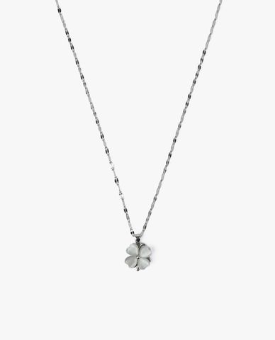  CECI - Vòng cổ bản mảnh phối mặt hoa anh đào tinh tế 