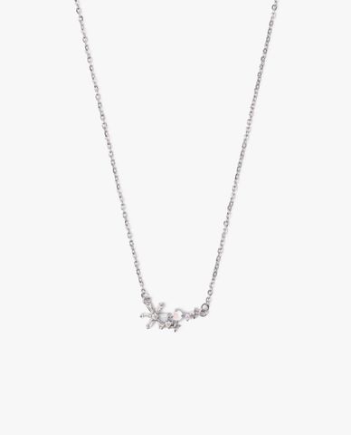  CECI - Vòng cổ nữ chuỗi xích phối mặt đính đá sang trọng 