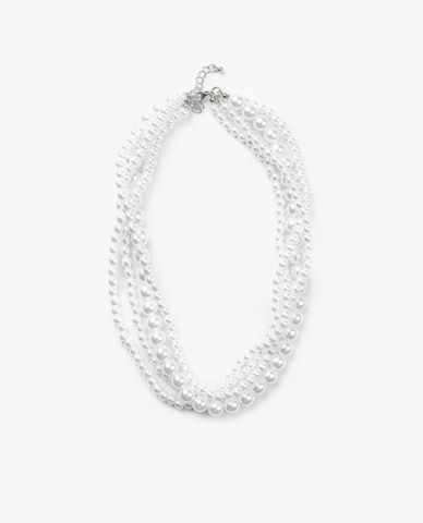  CECI - Vòng cổ nữ sợi ngọc trai 4 tầng thanh lịch 