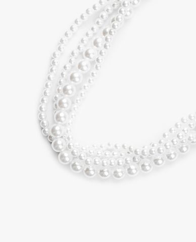  CECI - Vòng cổ nữ sợi ngọc trai 4 tầng thanh lịch 