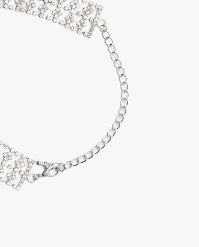  CECI - Vòng cổ nữ bản lớn đính đá sang trọng 