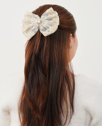  CECI - Kẹp tóc nữ hình chiếc nơ bản to thời trang 