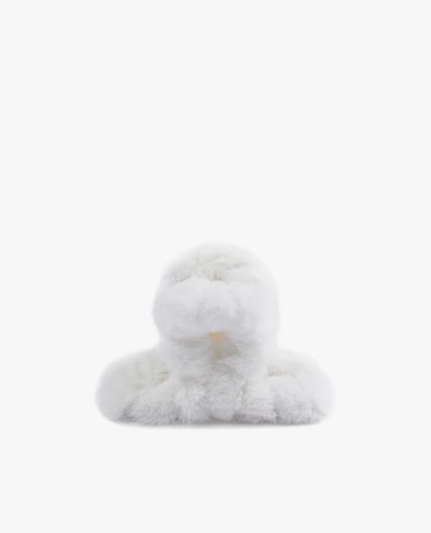  CECI - Kẹp tóc dáng mảnh phối lông mềm mại 