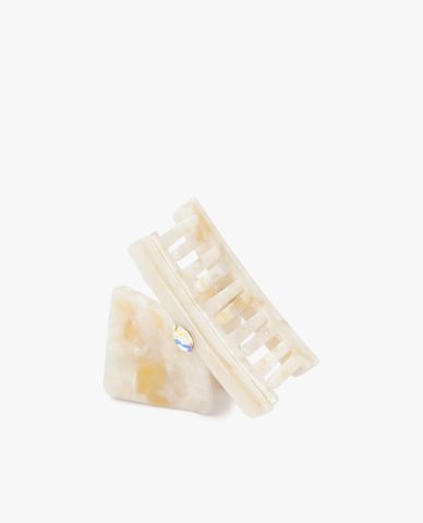  CECI - Kẹp tóc càng cua dáng dài đính đá phá cách 