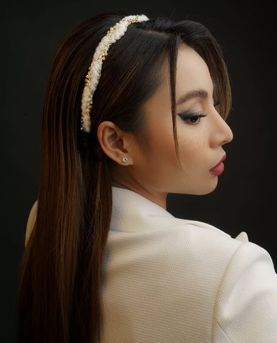  CECI - Băng đô nữ đính đá thời trang 