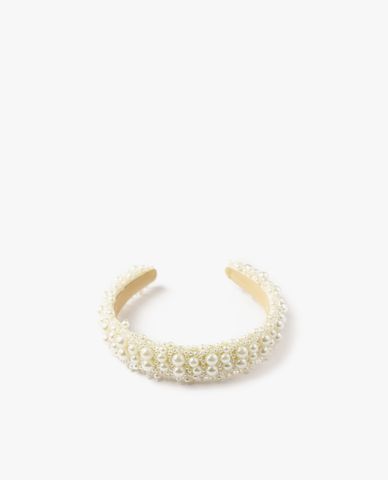  CECI - Băng đô cài tóc nữ bản dày đính hạt sang trọng 