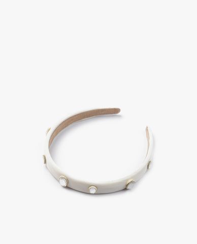  CECI - Băng đô nữ bọc vải đính đá sang trọng 