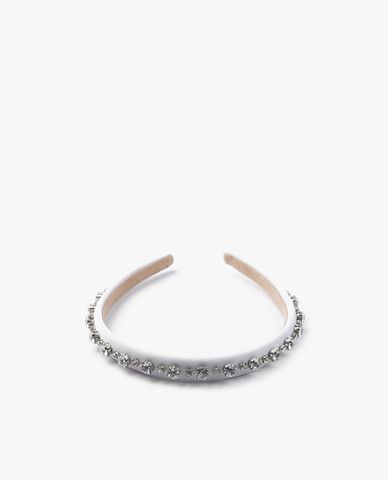  CECI - Băng đô cài tóc nữ bọc vải đính đá lấp lánh 