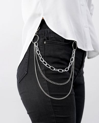  CECI - Thắt lưng nữ dạng mắc xích thiết kế ba tầng cá tính 