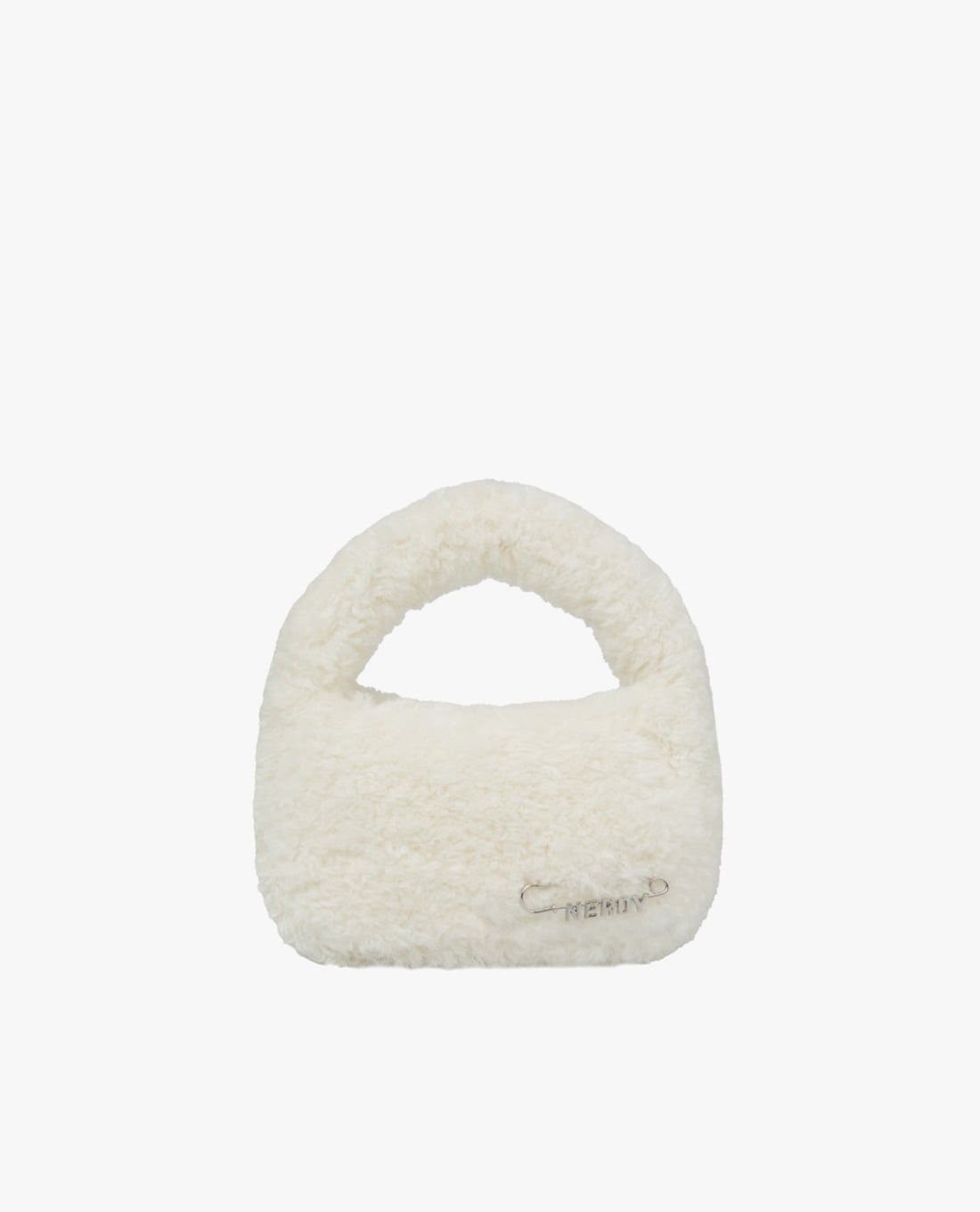 NERDY - Túi xách nữ phối lông Curly Fur 2Way Hobo