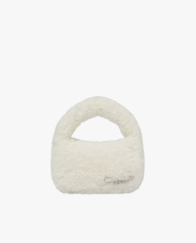  NERDY - Túi xách nữ phối lông Curly Fur 2Way Hobo 