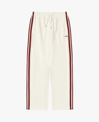  NERDY - Quần dài unisex ống rộng lung thun Jacquard Tape Track 