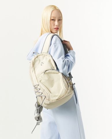  NERDY - Balo unisex phom chữ nhật Almond 