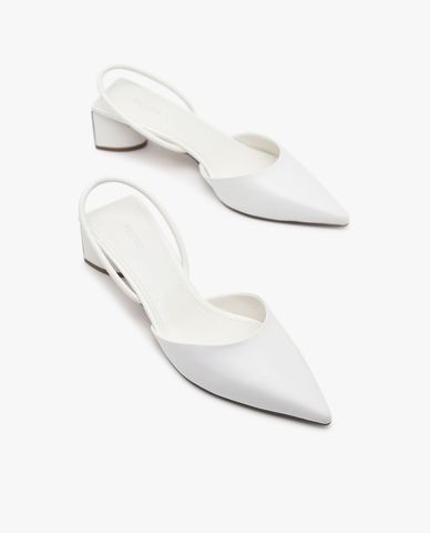  PEDRO - Giày cao gót nữ bít mũi đế trụ thời trang 