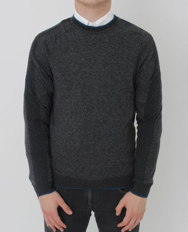  TED BAKER - Áo len nam tay dài cổ tròn Neapol 