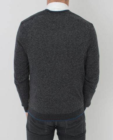  TED BAKER - Áo len nam tay dài cổ tròn Neapol 