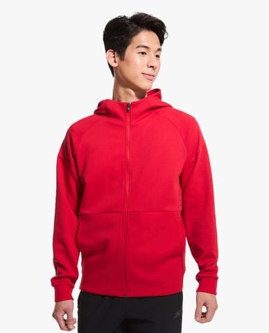  SKECHERS - Áo khoác thể thao nam cổ trụ phối mũ 