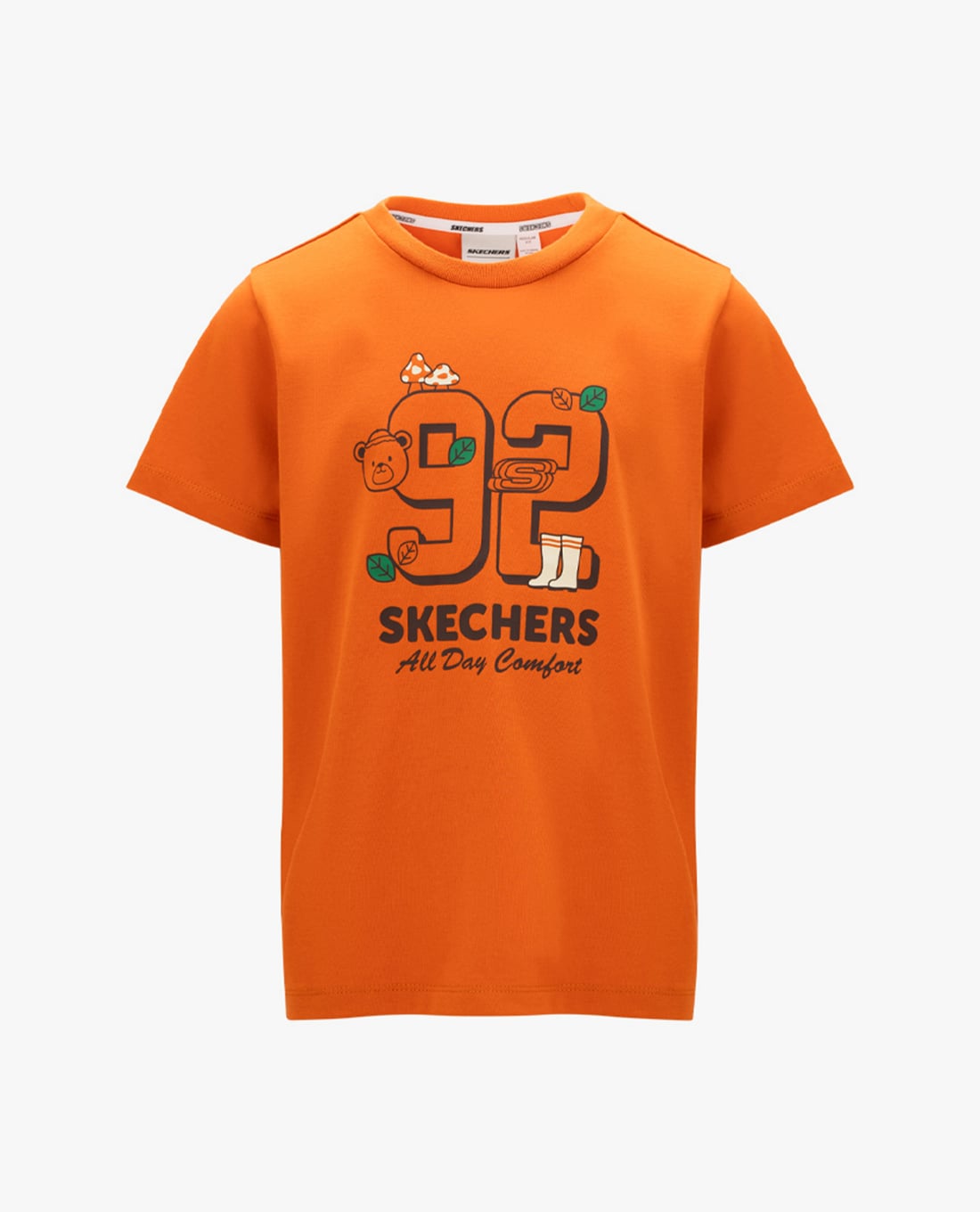 SKECHERS - Áo thun bé trai tay ngắn in hoạ tiết