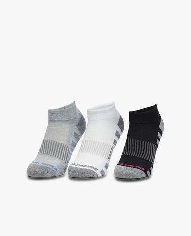  SKECHERS - Set 3 đôi vớ cổ thấp hiện đại 