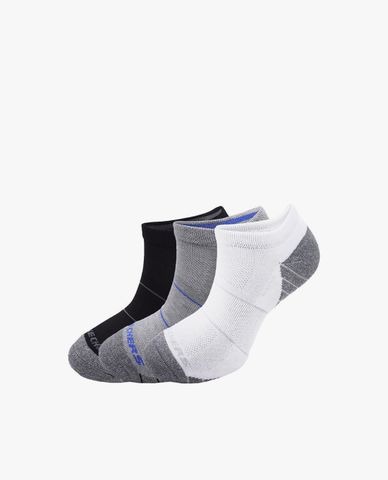  SKECHERS - Set 3 đôi vớ nam cổ thấp thời trang Extended Terry 