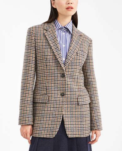  WEEKEND MAX MARA - Áo blazer nữ kẻ sọc thanh lịch 