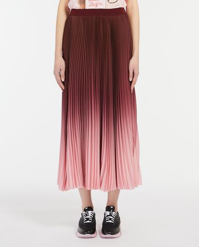  WEEKEND MAX MARA - Chân váy midi lưng cao xếp li Pleated Georgette 