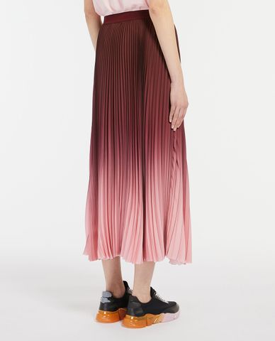  WEEKEND MAX MARA - Chân váy midi lưng cao xếp li Pleated Georgette 