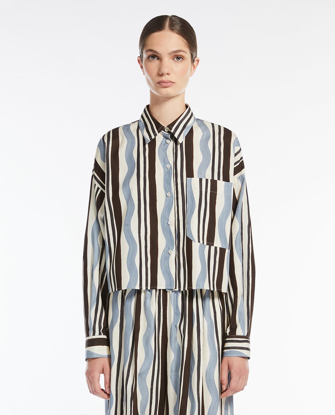 WEEKEND MAX MARA - Áo sơ mi cổ bẻ tay dài Ragtime