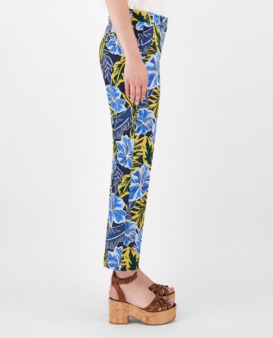  WEEKEND MAX MARA - Quần nữ ống đứng họa tiết Cotton Faille 